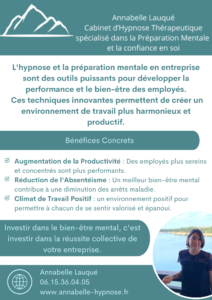 Avantages de l hypnose et de la préparation mentale en entreprise