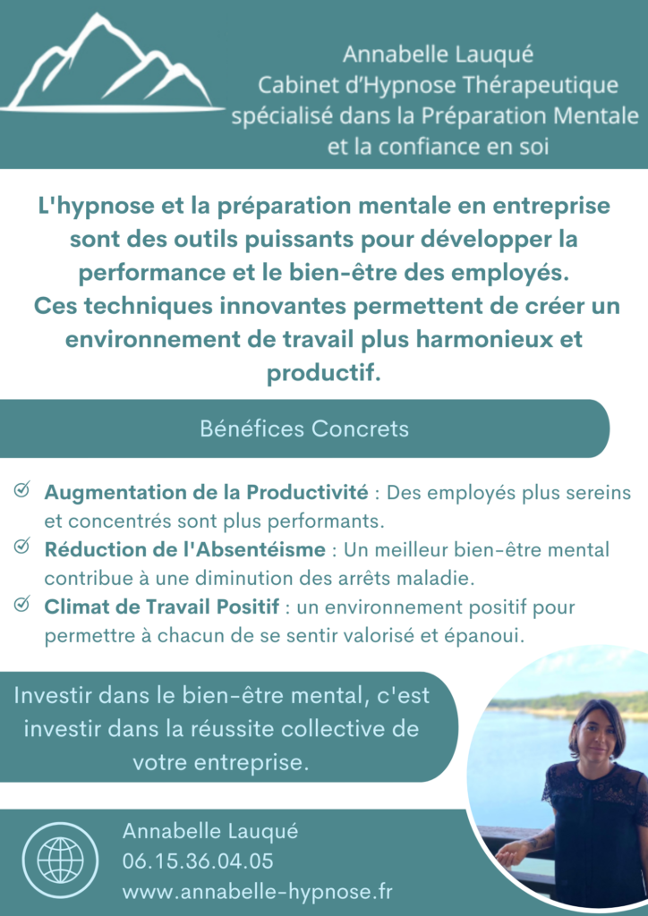 Avantages de l hypnose et de la préparation mentale en entreprise