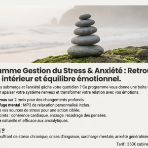 Programme GESTION DU STRESS & ANXIÉTÉ