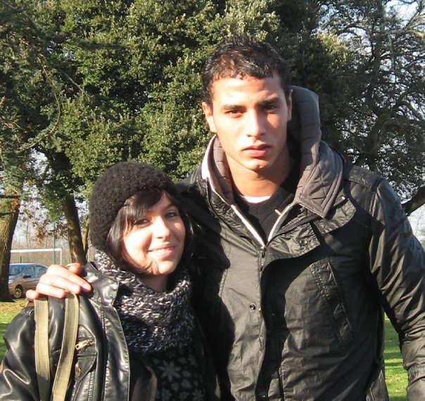 Annabelle Lauqué avec Marouane Chamakh aux Girondins de Bordeaux