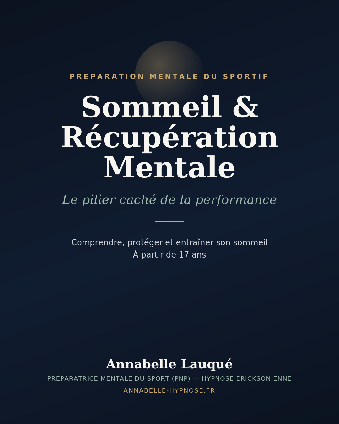 Ebook Sommeil & Récupération Mentale du Sportif