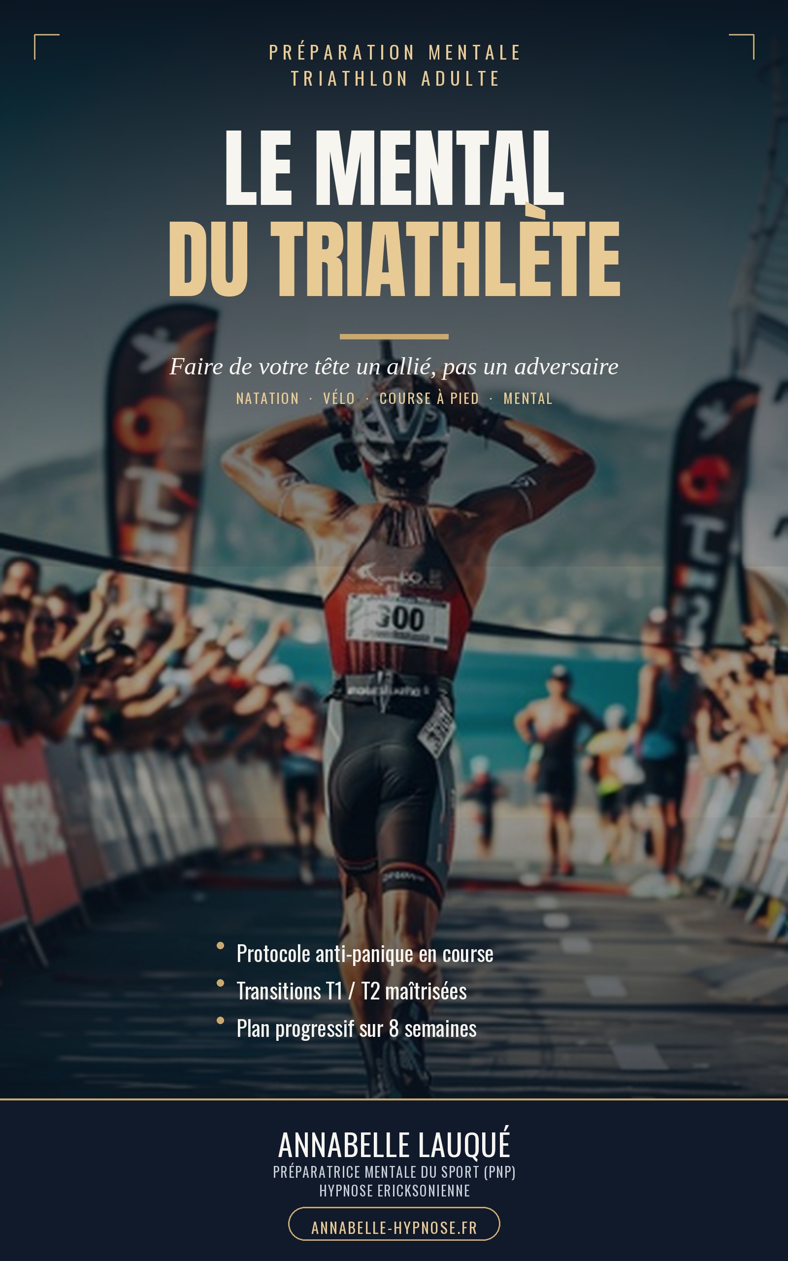 Couverture de l'e-book Le Mental du Triathlète