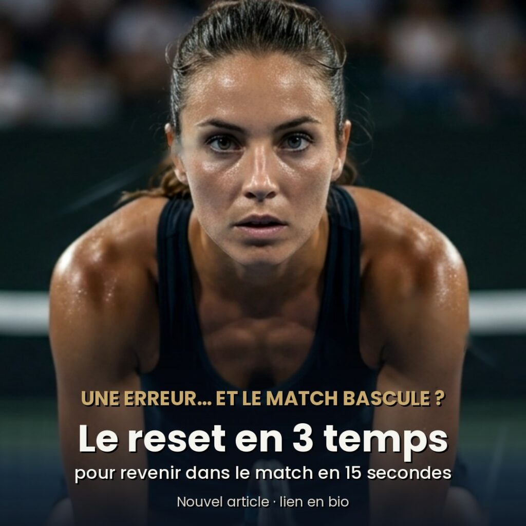 Erreur pendant un match : comment rebondir tout de suite